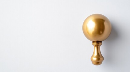 Gold sphere ornament
