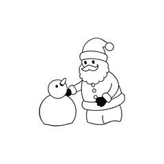 polar bear and snowman