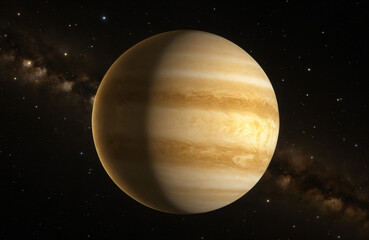 Full Planet View of Venus from Space &ndash; Ultra-Realistic Atmospheric Globe