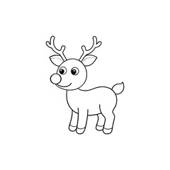 reindeer with christmas 