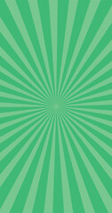 Abstract sun ray green star burst background.