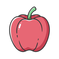 velvet apple icon, velvet apple vector illustration-simple illustration of velvet apple, perfect for velvet apple logos and icons