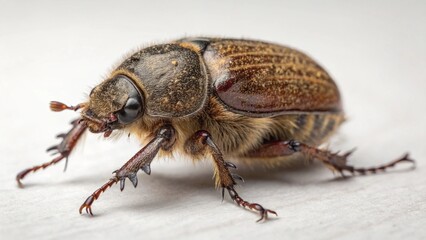 Naklejka premium Ambrosia Beetle on studio background