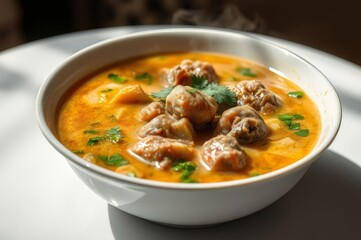 Steaming Ghanaian Light Soup