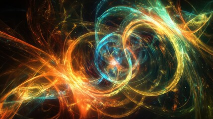 Quantum System Illuminated by Swirling Binary Qubit