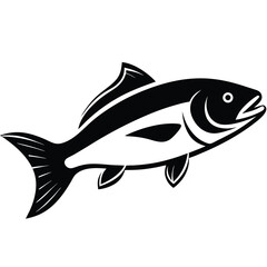 vector illustration of a fish