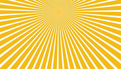 orange sun rays background with halftone. Cartoon funny retro pattern strip mock up. Vintage backdrop for comic superhero text, speech bubble, message.