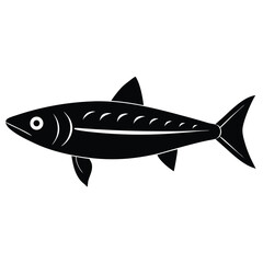 vector illustration of a fish