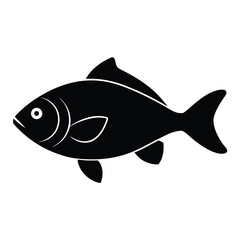 vector illustration of a fish