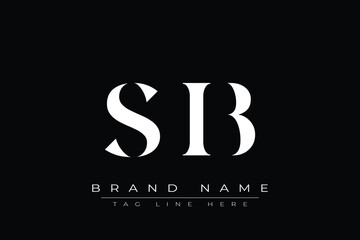 SIB abstract letter logo design. This logo is designed by three abstract letters.