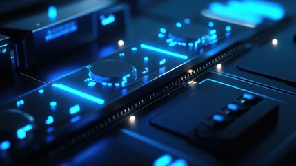 Quantum System Glowing with Advanced Binary Data