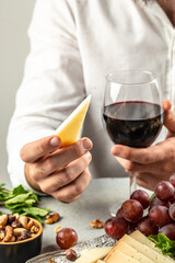 spanish manchego cheese, Spanish tapas, antipasti, banner menu recipe place for text
