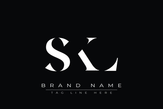 SKL abstract letter logo design. This logo is designed by three abstract letters.