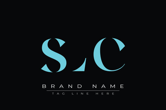 SLC abstract letter logo design. This logo is designed by three abstract letters.