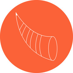 Cornocupia single vector illustration icon