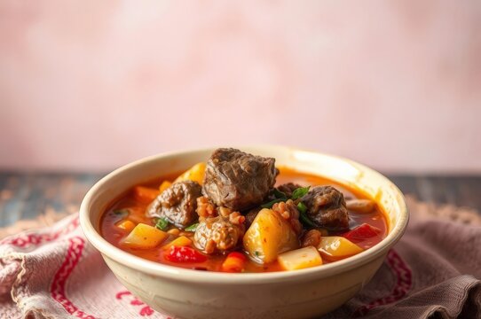 Traditional Bolivian Chairo Soup