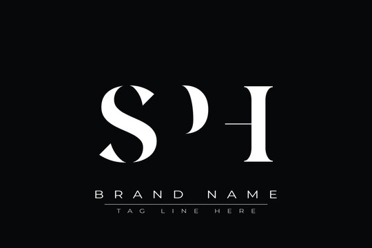 SPH abstract letter logo design. This logo is designed by three abstract letters.