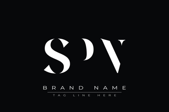 SPN abstract letter logo design. This logo is designed by three abstract letters.