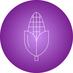 Corn single vector illustration icon
