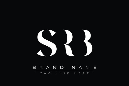 SRB abstract letter logo design. This logo is designed by three abstract letters.