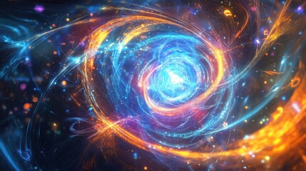 Quantum Processor Illuminated by Swirling Holograph