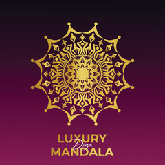 Mandala luxury design template
