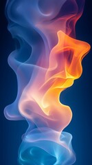 A vibrant abstract display of swirling, translucent colors.