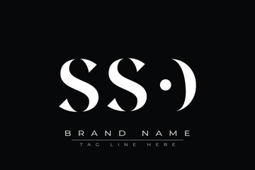 SSO abstract letter logo design. This logo is designed by three abstract letters.
