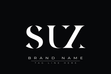 SUX abstract letter logo design. This logo is designed by three abstract letters.