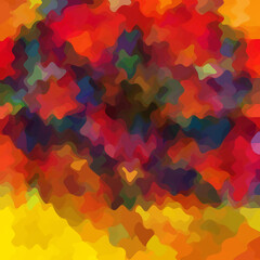 Colorful patched abstract background. Stain effect and camouflage. Spotted backdrop.