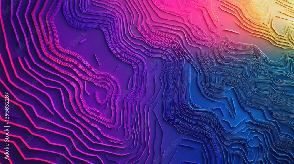 Poster the background features bright, winding neon circuit lines etched into its surface. wallpaper ai gen