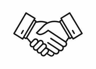 handshake vector illustration