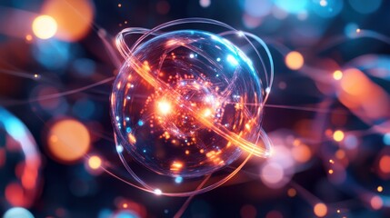 Quantum System Glowing with Intricate Binary Hologr