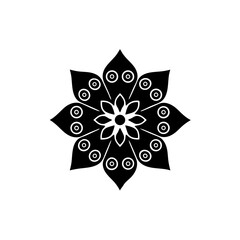 creative details Boishakhi Alpona Icon vector illustration	