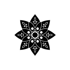 creative details Boishakhi Alpona Icon vector illustration	