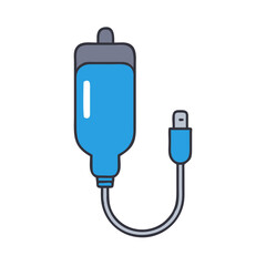 Intravenous iv drip bag vector illustration healthcare medical infusion therapy treatment solution concept