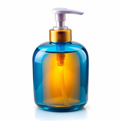 Luxury Blue Soap Dispenser Bottle - Product Photo