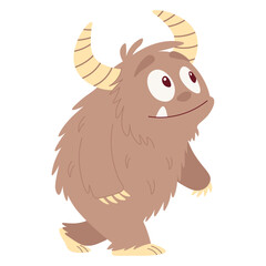 Friendly Furry Monster Character