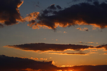 Naklejka premium Extraordinary CLoudscape At The Golden Hour