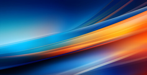 Naklejka premium Abstract gradient background with blue, orange, and black colors