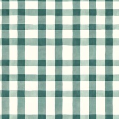 Gingham Patterned Texture: A close-up captures the charming simplicity of a gingham pattern in a soothing color palette, evoking feelings of nostalgia and classic design. 