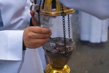 Good Friday, Holy Week procession, traditional Catholic celebration. 