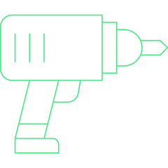 Drilling Machine single vector illustration icon