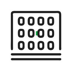  Colorful Binary Code Icon
