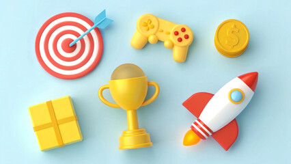Business 3D Icon Collection