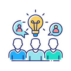  Detailed Brainstorming Icon