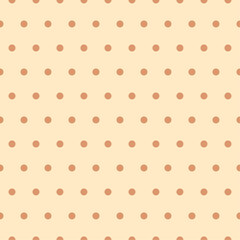 Dotted background on beige background colors vector for packaging, wrapping papers, greeting cards, patterns	