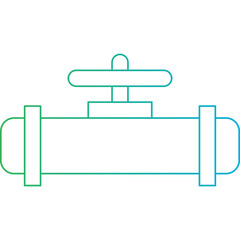 Valve I single vector illustration icon
