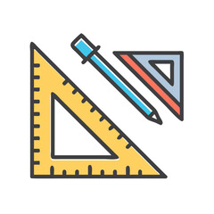  Colorful Geometry Set Icon