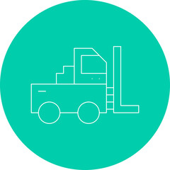 Loader single vector illustration icon